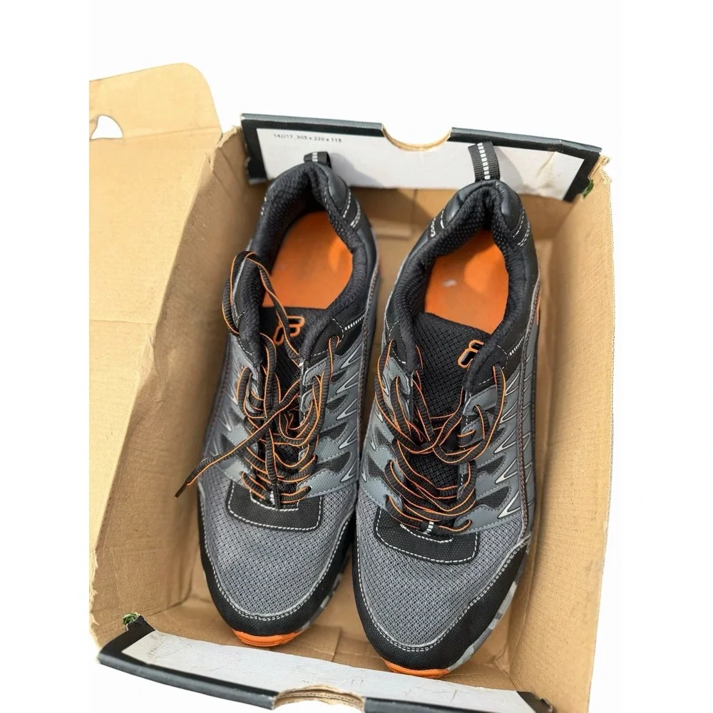 Fila AT Peake 22 Mens Trail Running Shoes Black Grey Orange Camo Size 11
